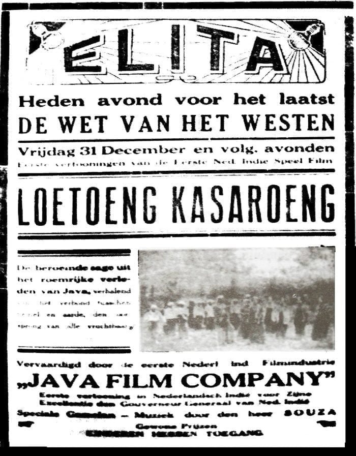 Loetoeng Kasaroeng Film Pertama Di Indonesia