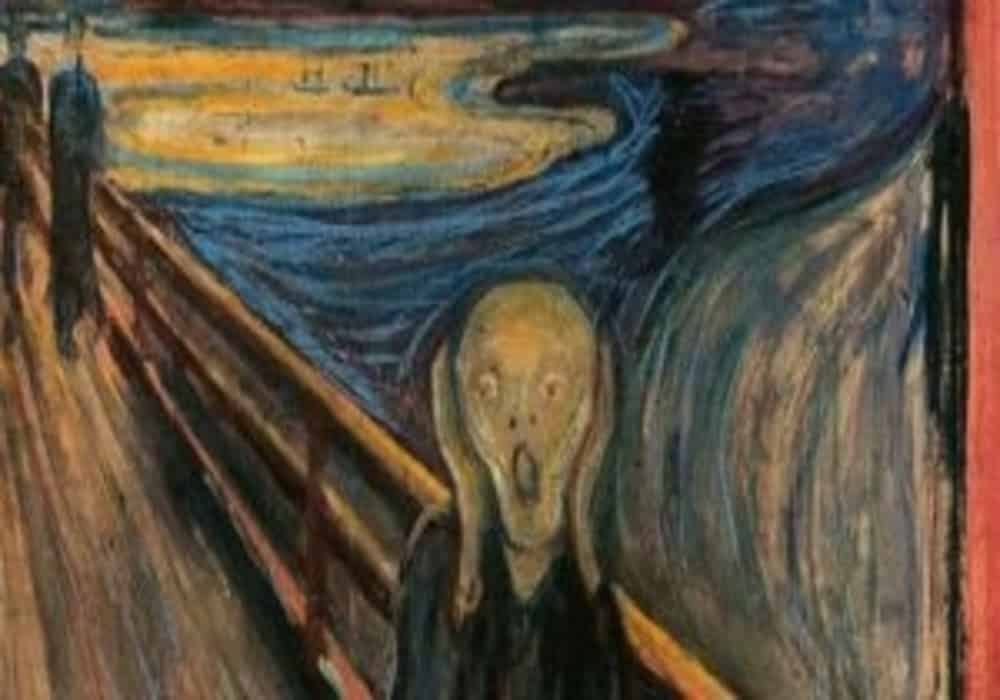 Lukisan ekspresionis The Scream Edvard Munch