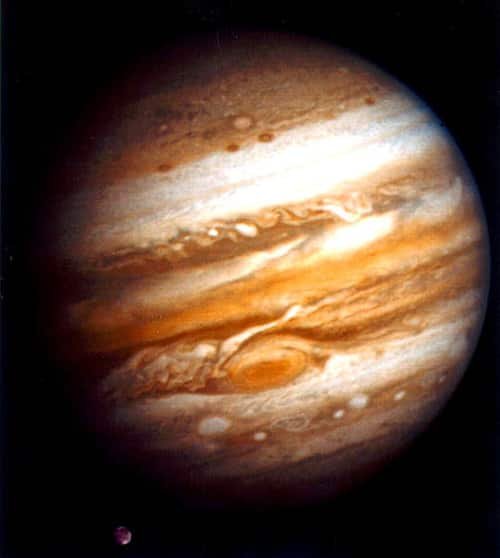 Yupiter - Voyager 1 mengabadikan foto ini pada 24 Januari 1979