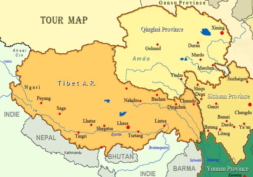Peta Tibet