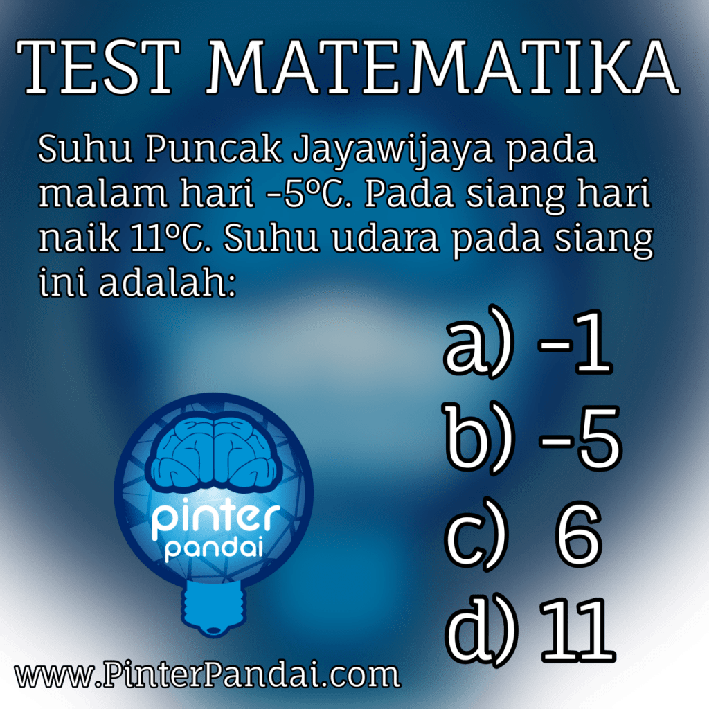 test matematika suhu derajat