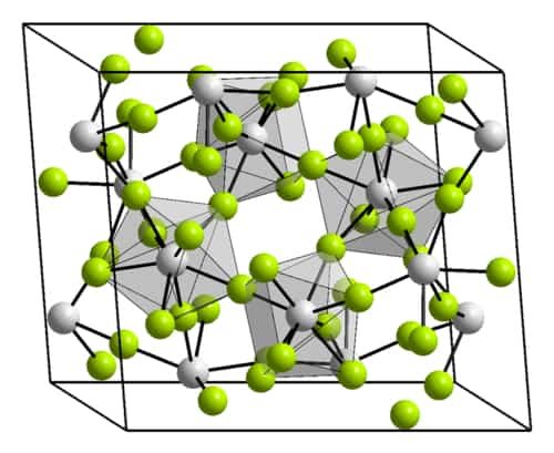 Struktur kristal thorium tetrafluorida