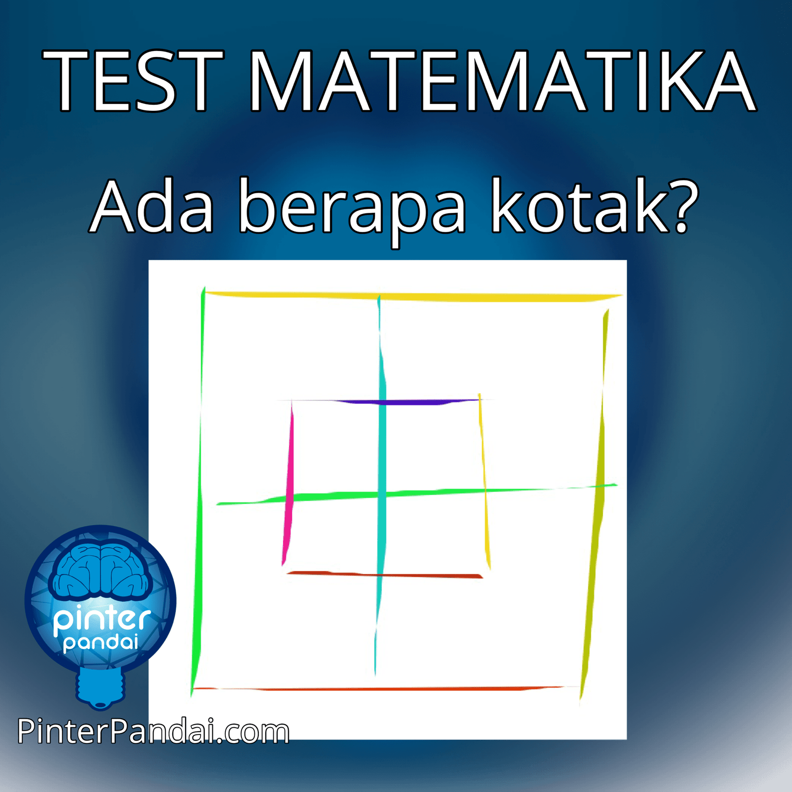 test matematika gambar kotak