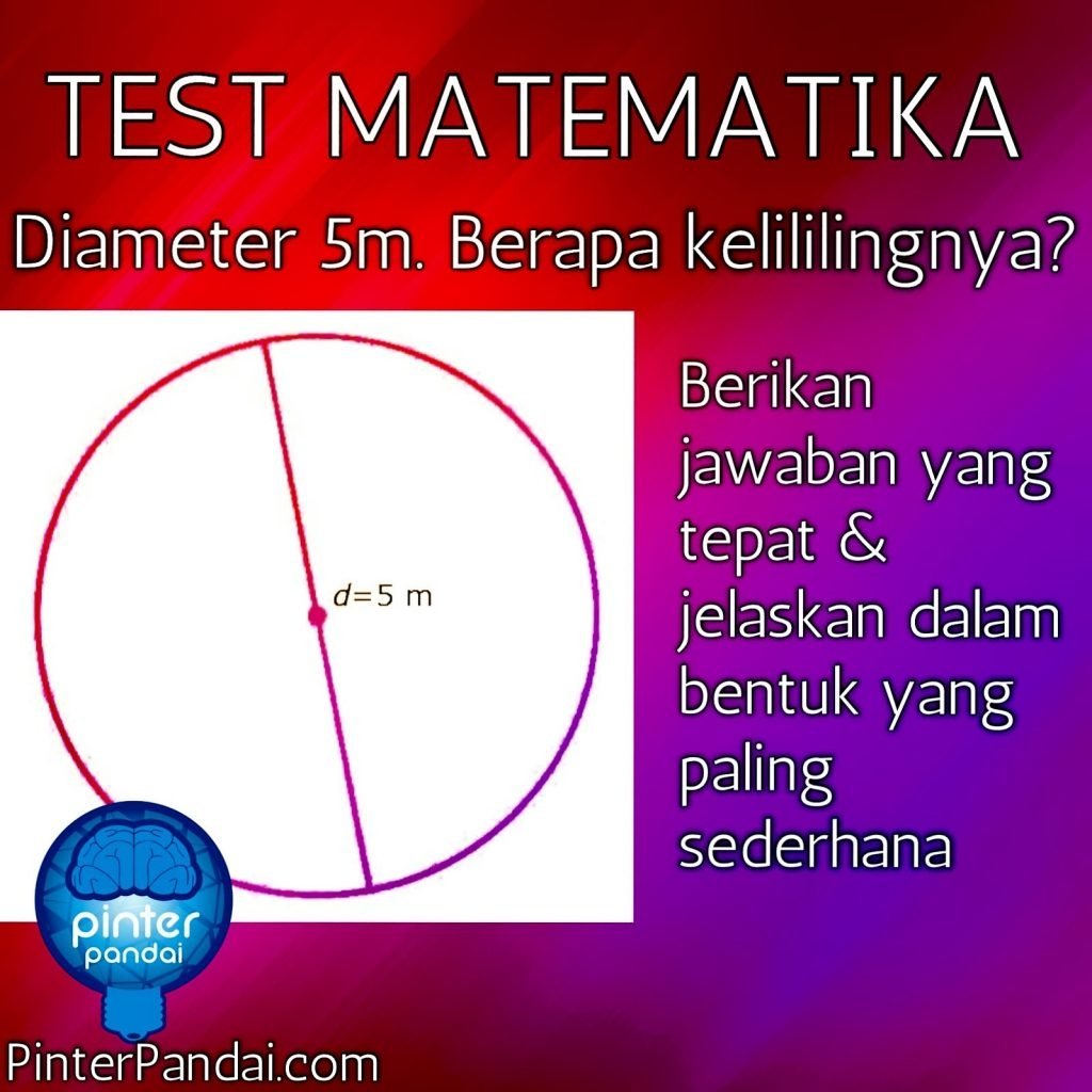 rumus lingkaran test matematika