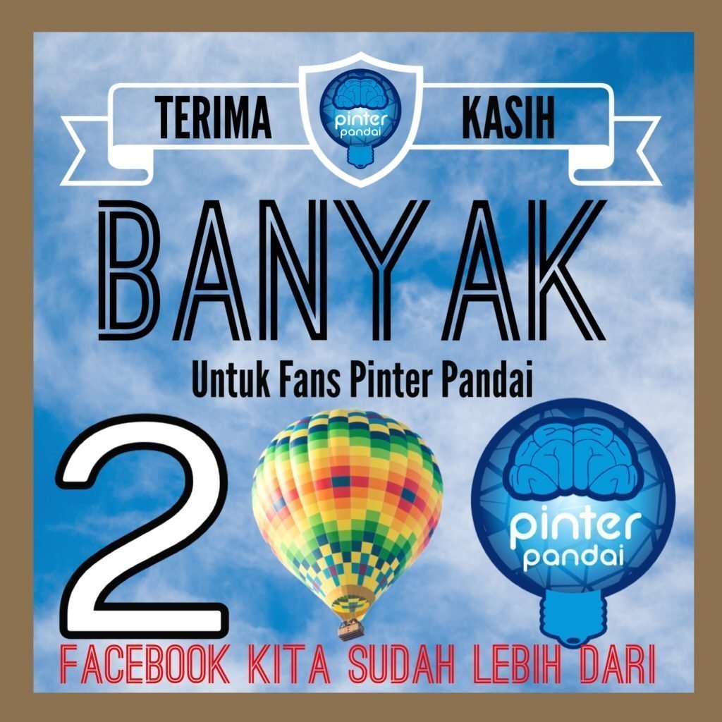 terima kasih fans pinterpandai