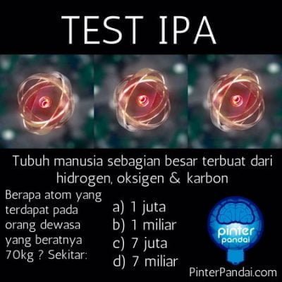 tubuh manusia terbuat dari apa