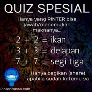 test quiz spesial maematika