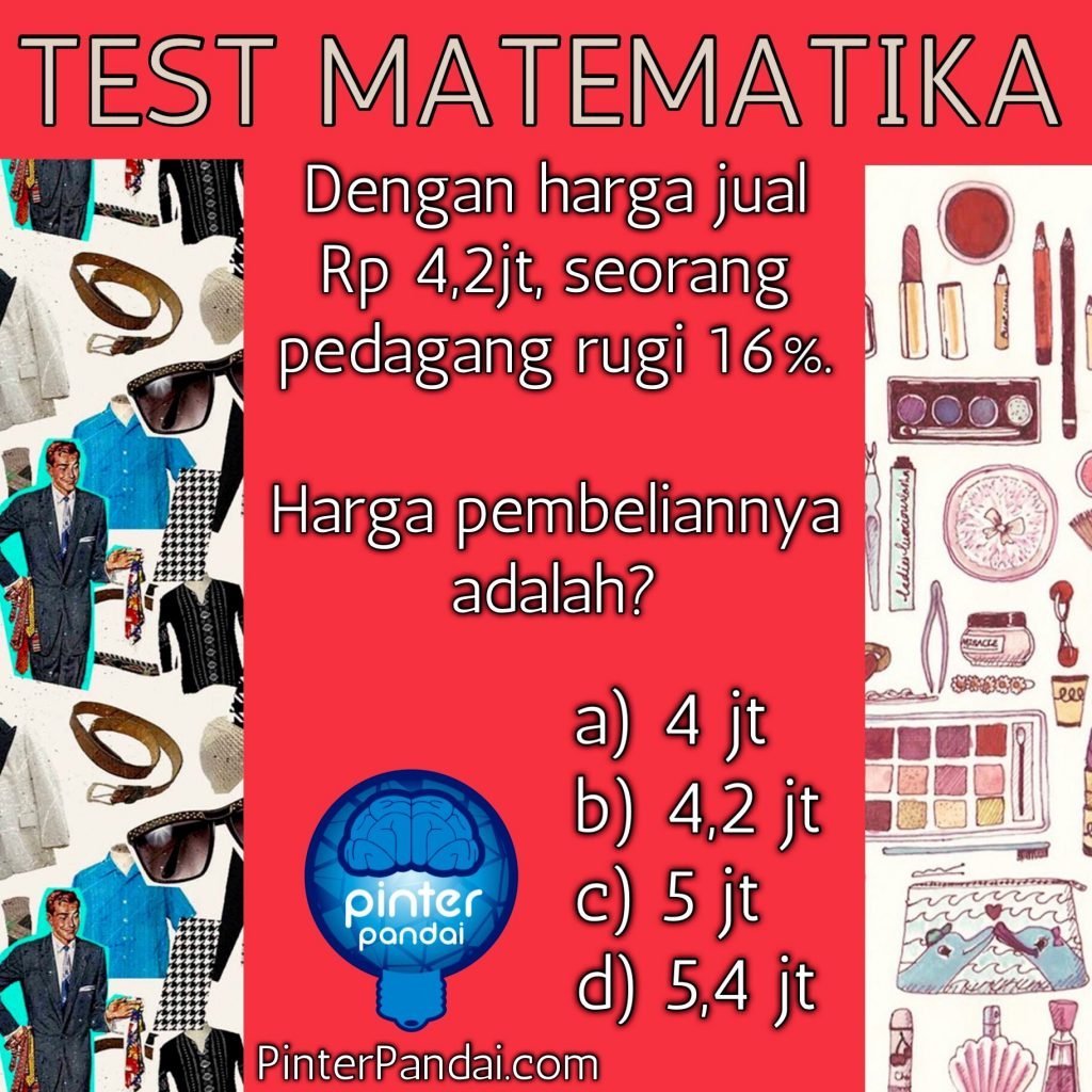 test matematika harga jual