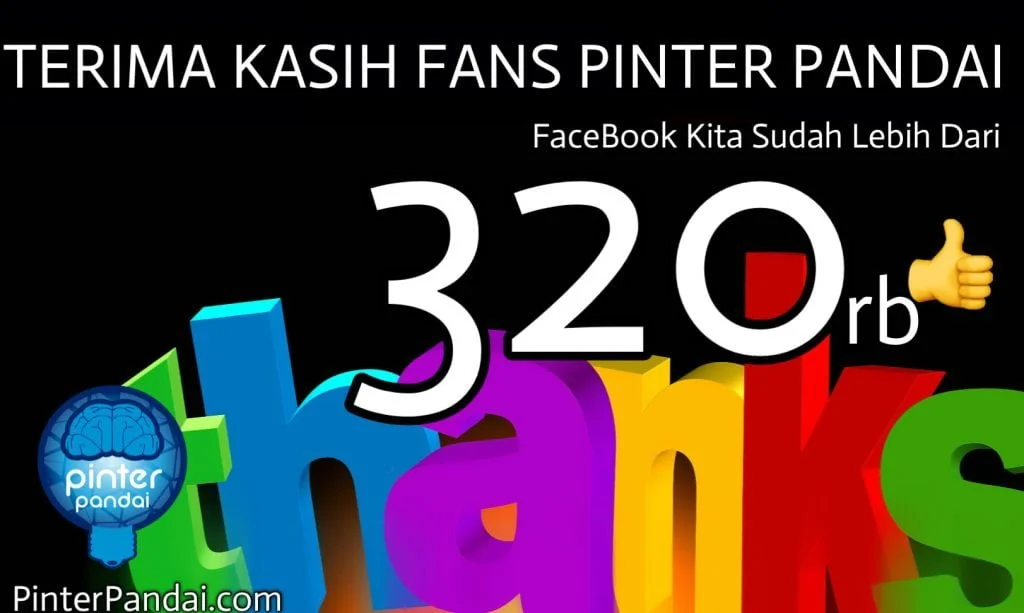 Bersama-Sama Berbagi Ilmu - Terima kasih fans facebook