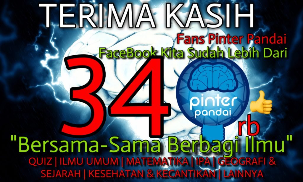 Terima Kasih Fans FaceBook PINTER PANDAI