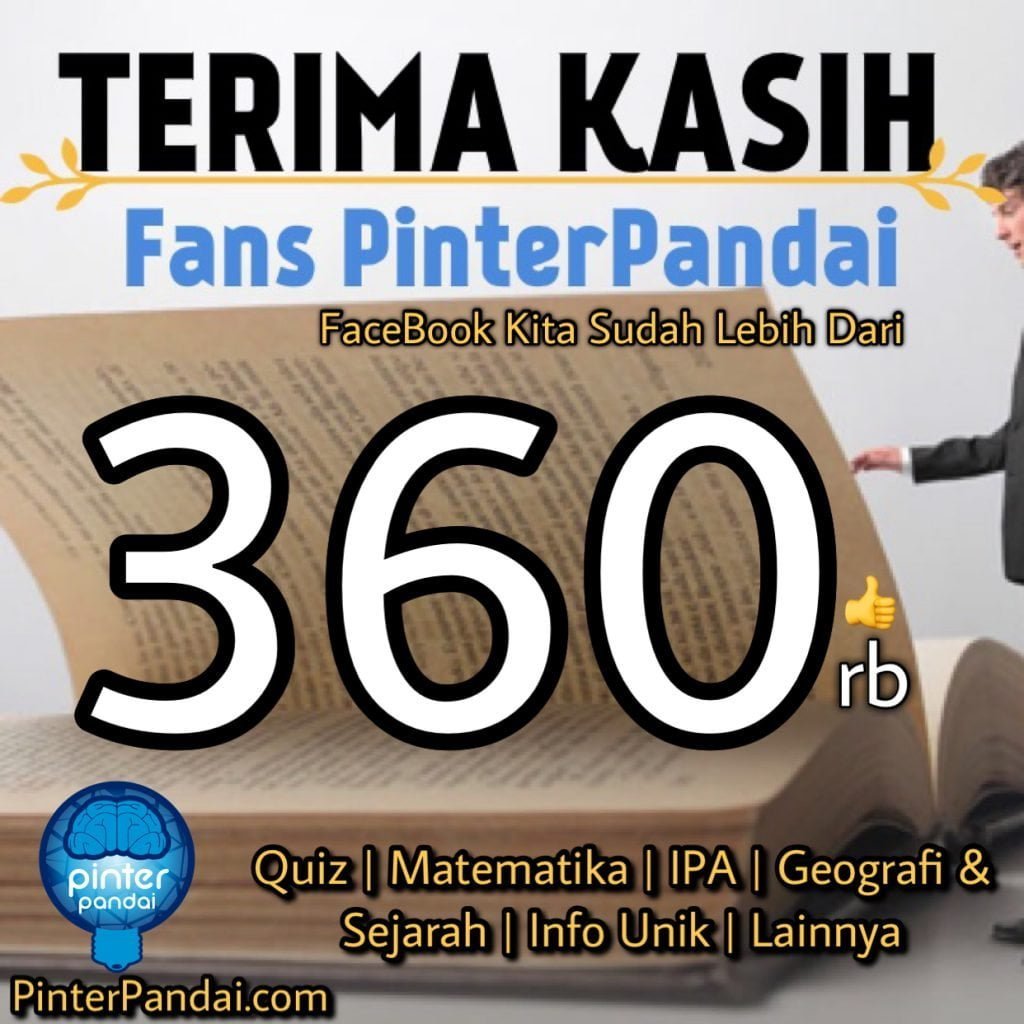 terima kasih fans pinter pandai