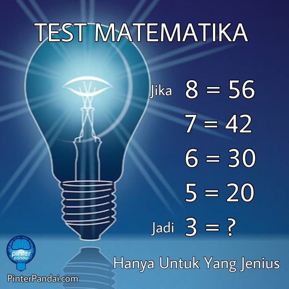 Tes Matematika Deret Angka Jenius