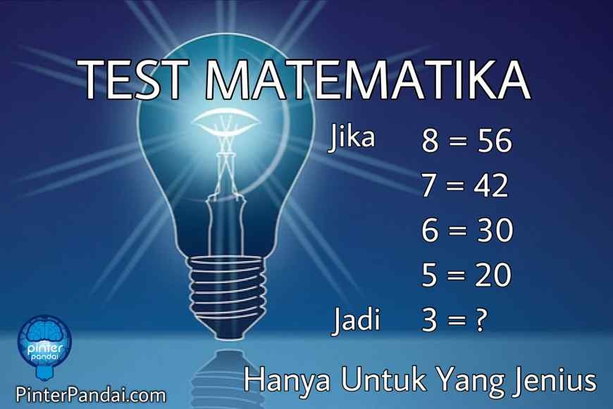 Tes Matematika Deret Angka Jenius