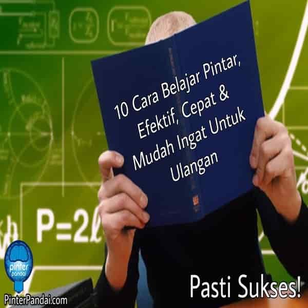 cara belajar pintar - pinter pandai