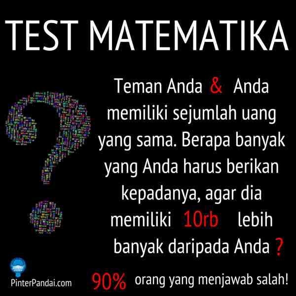 Tes Matematika Menghitung Uang