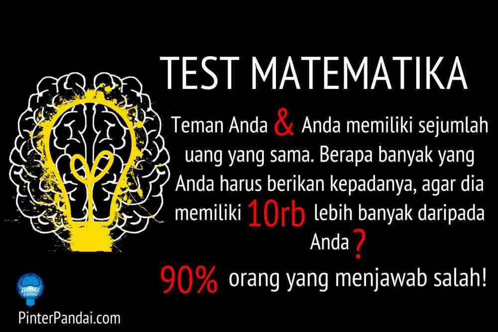 Tes Matematika Menghitung Uang