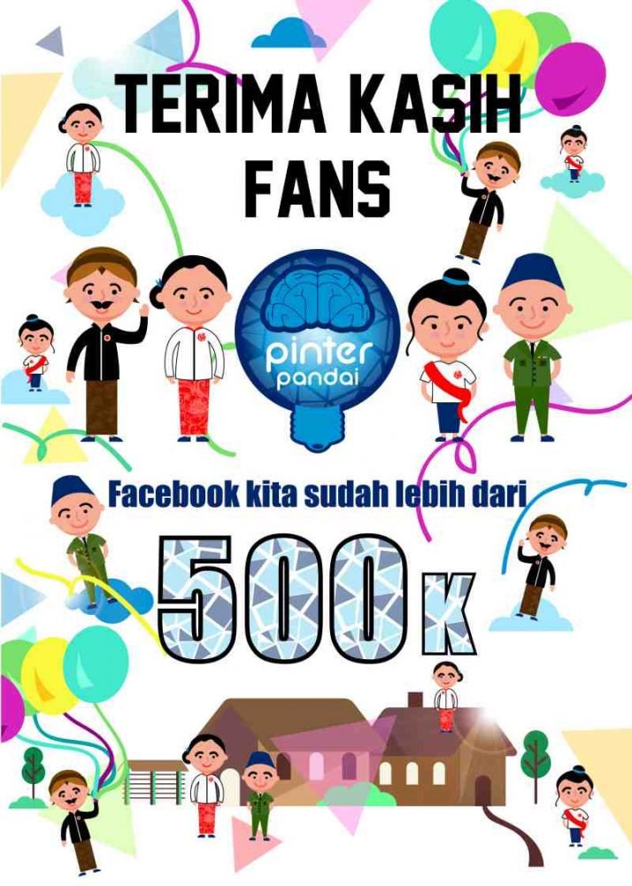 TOP 10 Artikel Yang Anda Sukai - Fans Pinter Pandai 500000 FaceBook