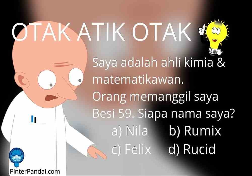 Otak atik otak Kimia dan matematika