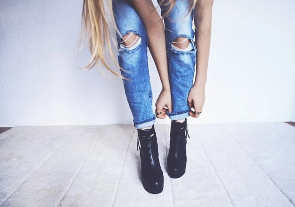 Cara buat jeans belel
