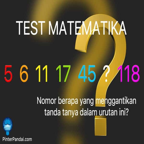 Test matematika urutan deret seri angka