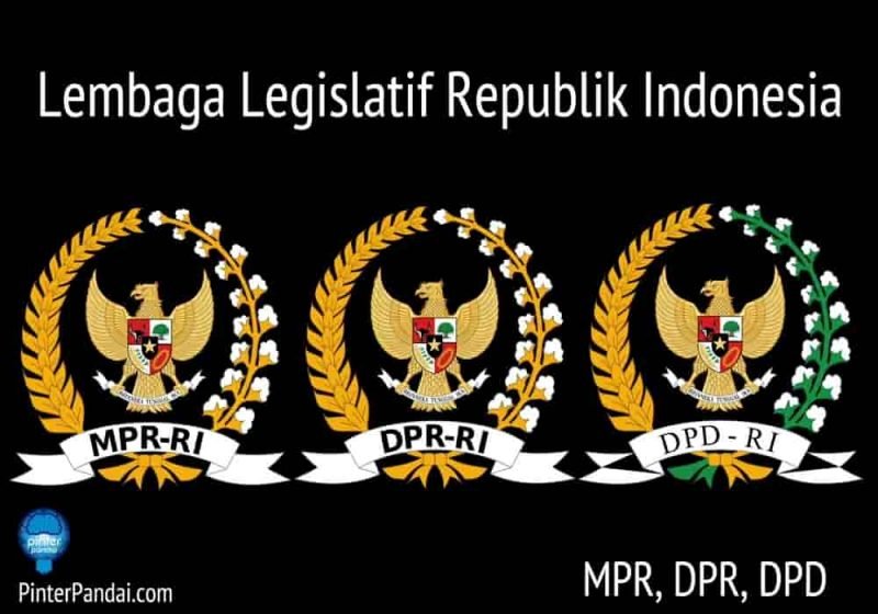 Lembaga Legislatif: MPR, DPR, DPD  Pengertian, Tugas dan 