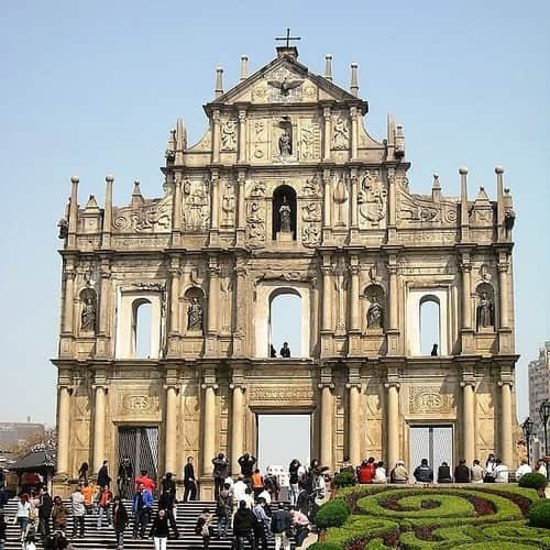 Reruntuhan Gereja Santo Paulus Makau