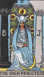 2 Tarot High Priestess - Pendeta Tinggi