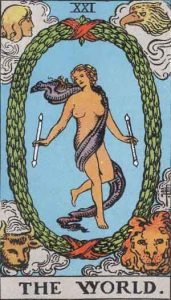 21 Tarot World - Dunia