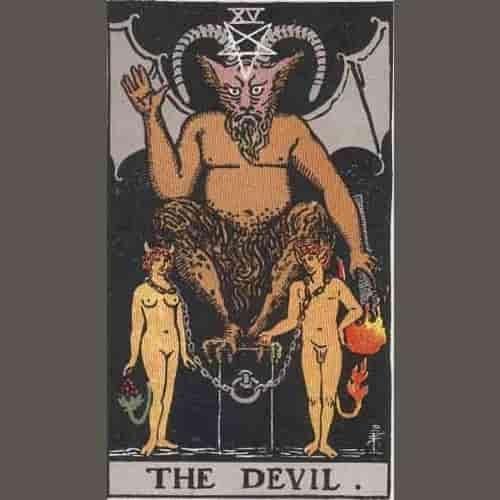 Arti Kartu Tarot 15 Devil - Iblis
