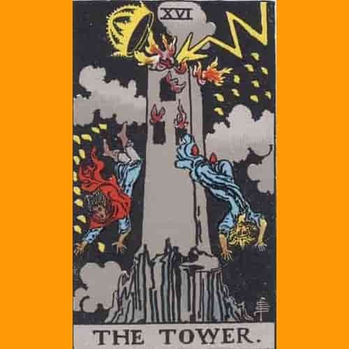 Arti Kartu Tarot 16 Tower - Menara