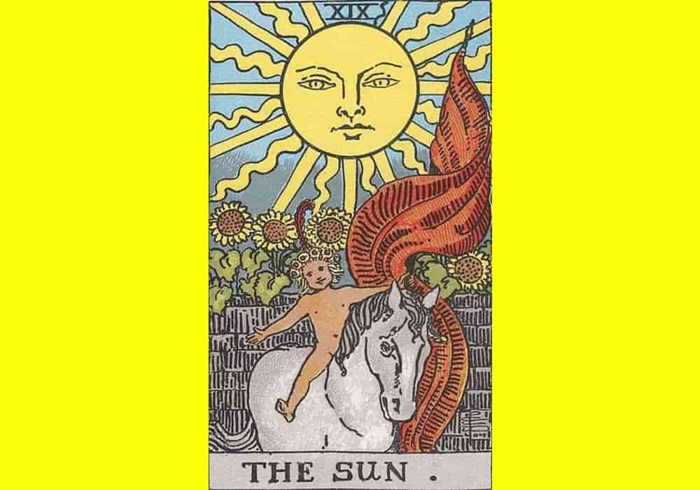 Arti Kartu Tarot 19 Sun - Matahari