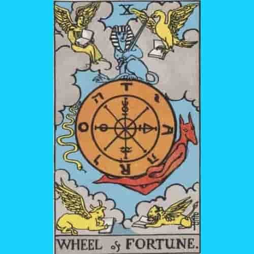 Arti tarot 10 wheel of fortune