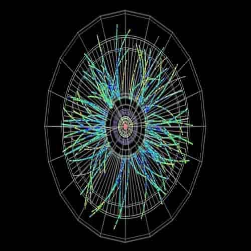 ALICE mencatat tumbukan proton-timbal pertama di LHC