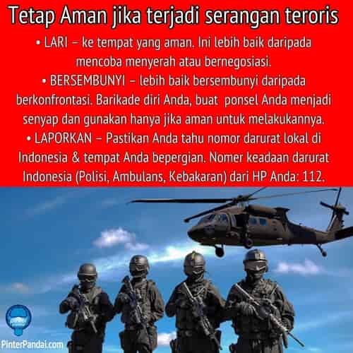 Menjaga keluarga Anda aman dari teroris