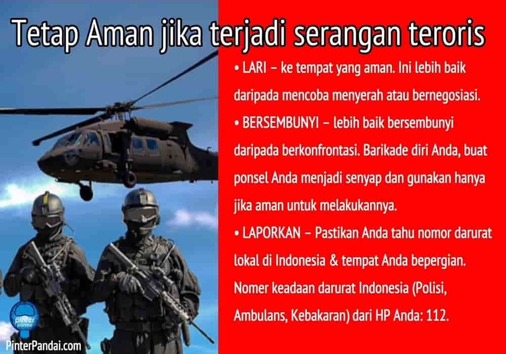 Menjaga keluarga Anda aman dari teroris