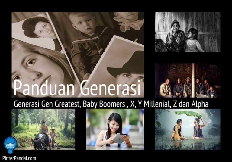 Panduan Generasi Greatest, Silent, Baby Boomers, X, Y Millenial, Z, Alpha