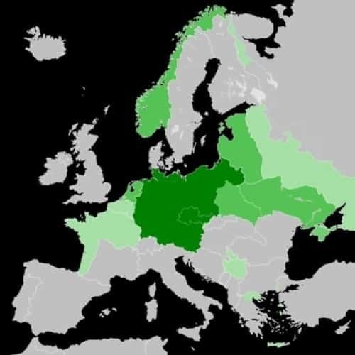 Kekuasaan Nazi Jerman pada saat kejayaan Perang Dunia II