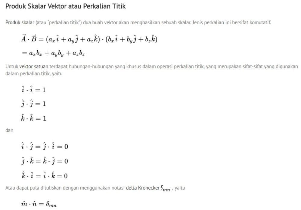Perkalian vektor