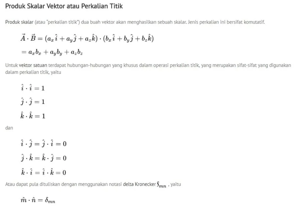 Perkalian vektor