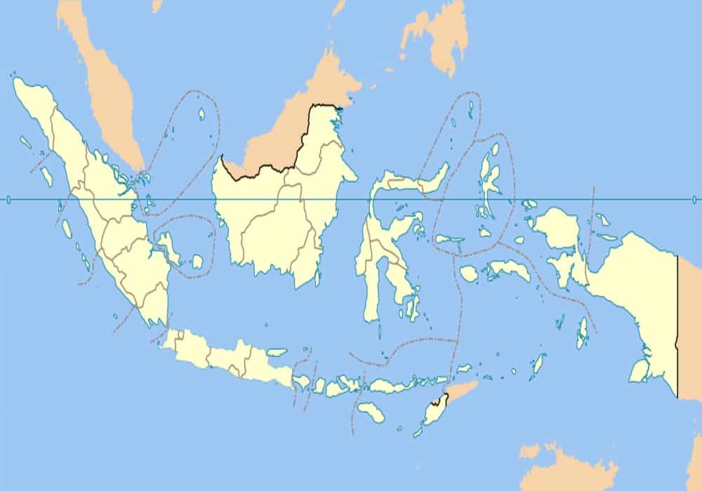 Kode telepon di Indonesia menurut ibukota provinsi