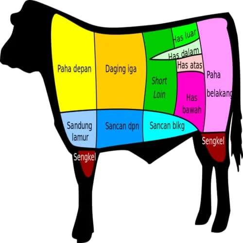 Bagian potongan daging sapi