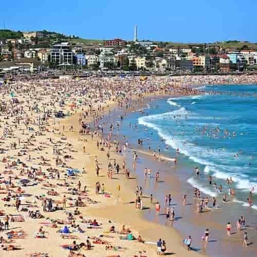 Foto tempat wisata bondi beach sydney