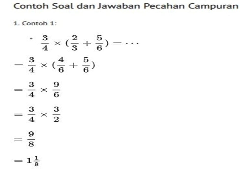 Pecahan campuran