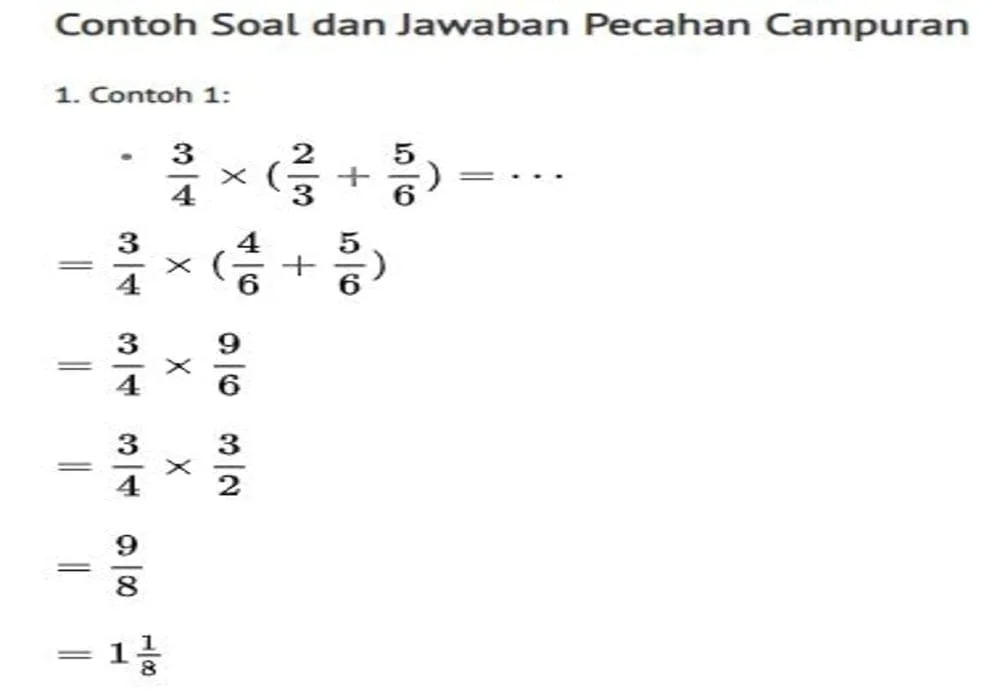 Pecahan campuran