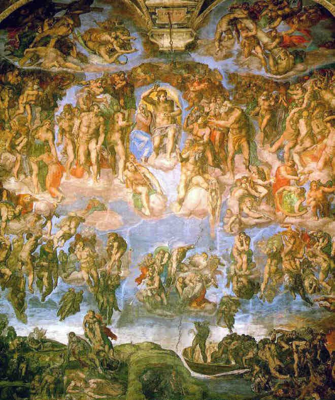 Kitab wahyu michelangel last judgement