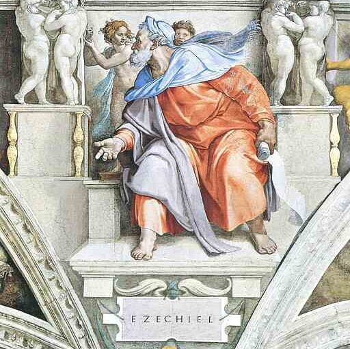 Yehezkiel ezekiel by michelangelo