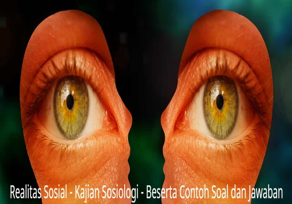 Realitas sosial sosiologi