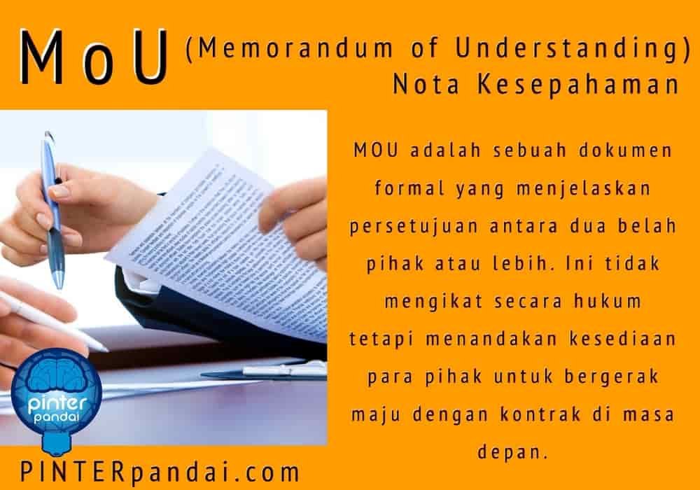 Mou memorandum of understanding