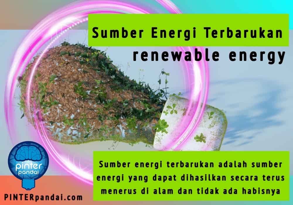 Daftar Sumber Energi Terbarukan (renewable energy) 10 Daftar Pada Umumnya dan 8 yang Digunakan di Indonesia