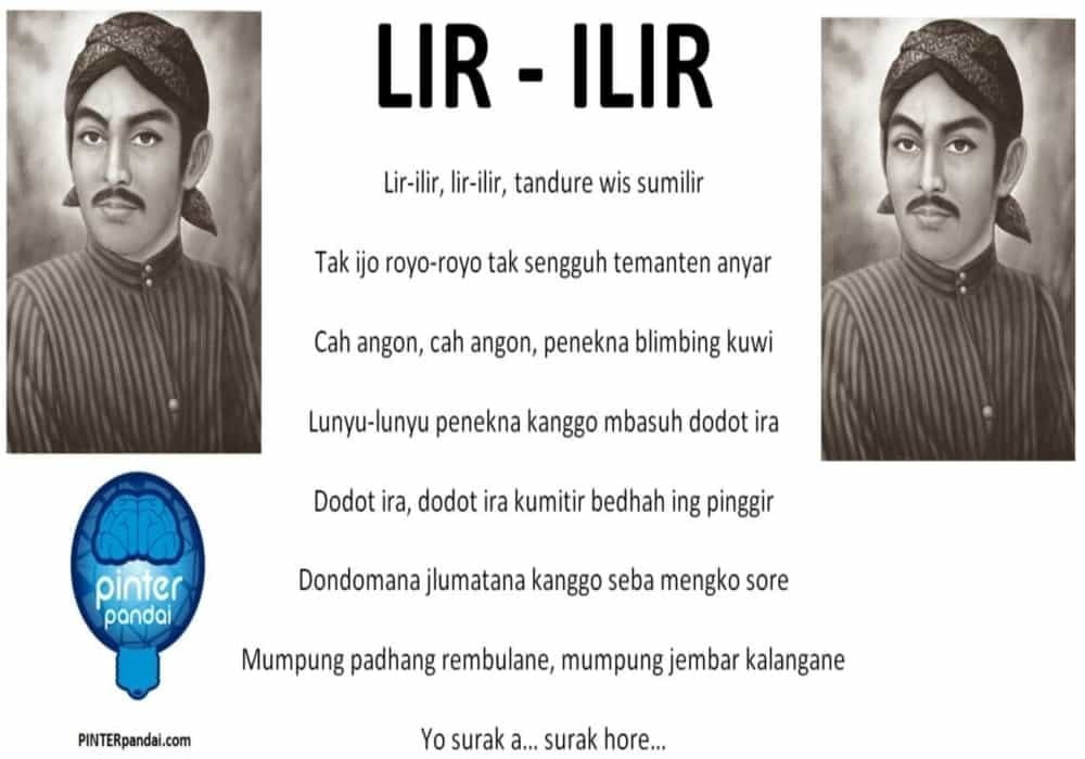 Lir-Ilir Penciptanya Adalah Sunan Kalijaga (Salah Satu Dari Wali Songo) - Bahasa Jawa, Indonesia, Inggris